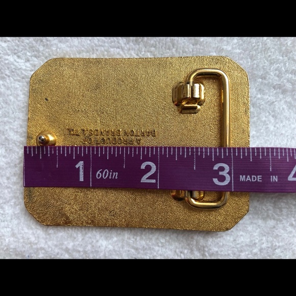 🆕 Montezuma Tequila Mayan Calendar Collectible Barton Belt Buckle - Picture 4 of 4